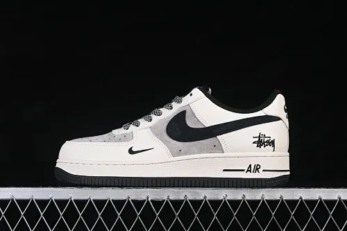 All categories Nk Air Force 1 Air Force series Nk Air Force 1 Low Air Force low-top Nike Air Force 1'07 Low Stussy co-branded white gray black Air Force 1 low-top casual sneakers XD9314-617